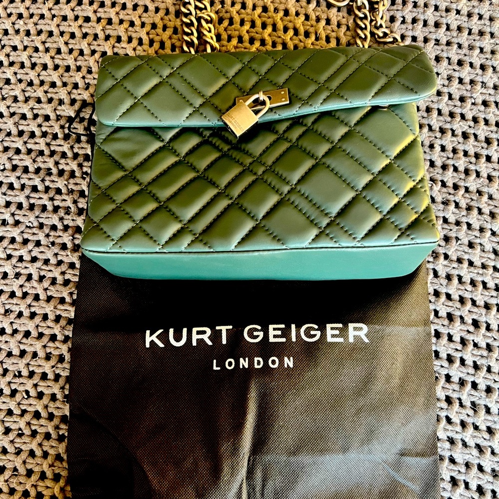Olive Green Kurt Geiger shoulder bag
